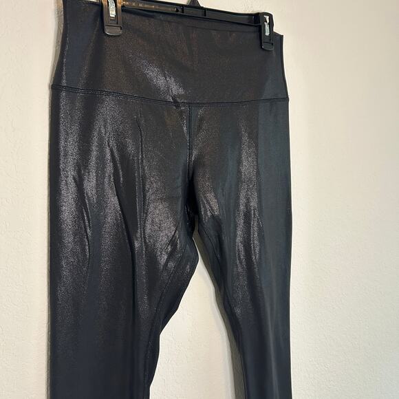 Lululemon Align High-Rise Pant 25" Shine Black Sz 14 - Picture 2 of 9